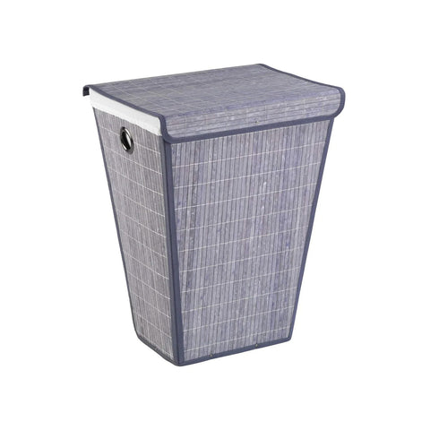 Conische bamboe wasmand, grijs