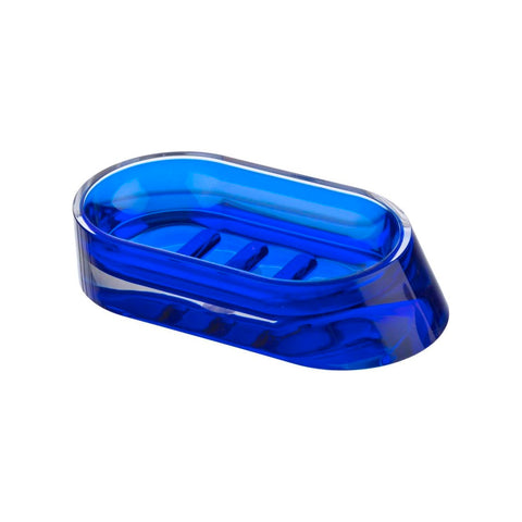Zeepdispenser Paradise, blauw acryl