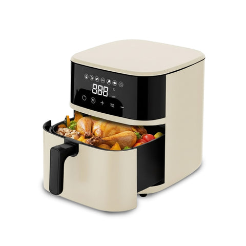 Friggitrice ad Aria 4,5L con Display LED Touch e 7 Programmi di Cottura 1400W