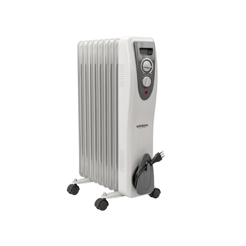 Radiatore Elettrico a Olio 2000W - Portatile a 9 Elementi