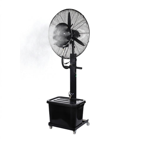 Industriële vernevelingsventilator van 230 W met aluminium bladen van 65 cm – 3 oscillatiesnelheden