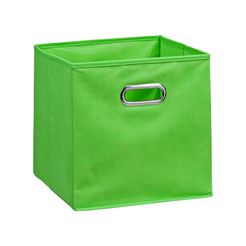Groene opbergmand van fleece 32cm