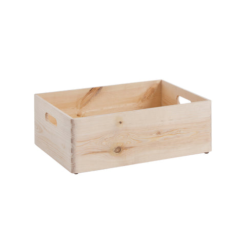 Contenitore Portaoggetti In Legno 40x15x30cm
