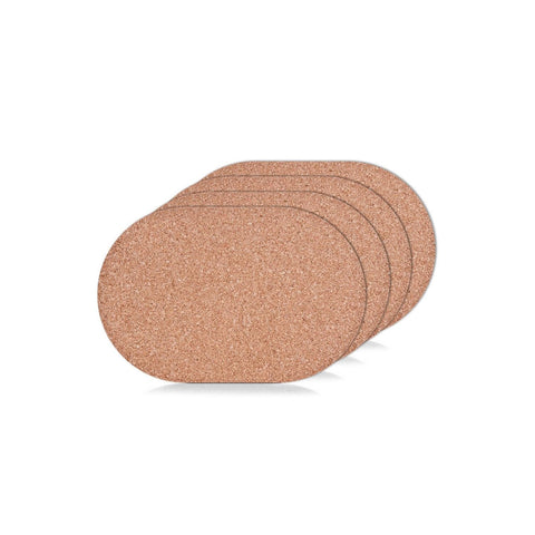 Set van 4 kurken placemats 44x29cm