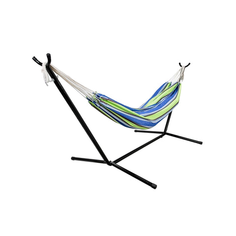 Hangmat met metalen frame, groen