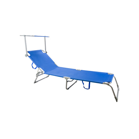 Lettino Da Mare Richiudibile Blu