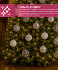 saint joy palline di natale set 16 pezzi assortiti a6 cm oro o argento ean 8050043128249