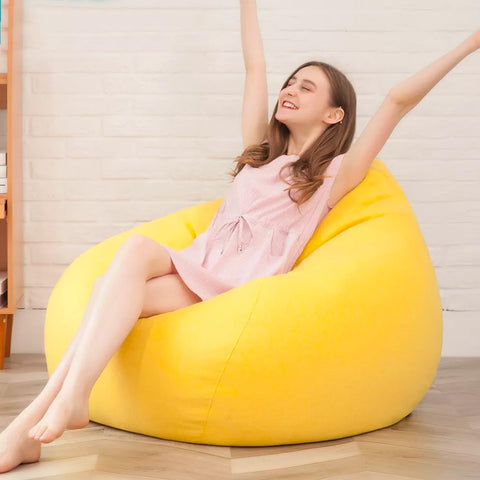 immagine-2-king-collection-pouf-a-sacco-in-nylon-65x62cm-giallo-ean-8023755045937