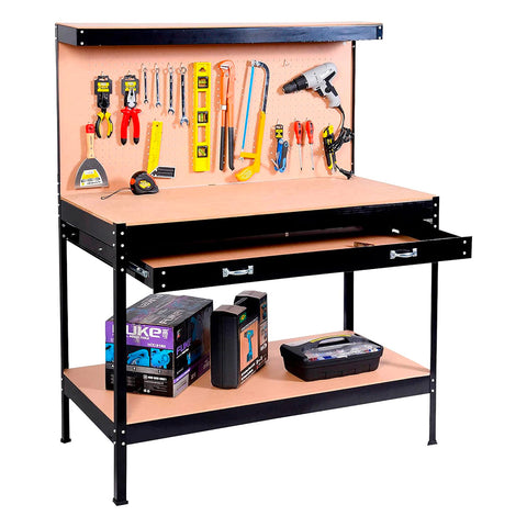 immagine-2-kombo-banco-da-lavoro-2-ripiani-e-1-cassetto-in-acciaio-con-schienale-in-mdf-150x120x60cm-ean-8050612778844