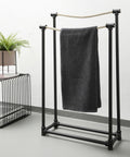 immagine-2-wenko-piantana-porta-asciugamani-osuna-nero-ean-4008838256763