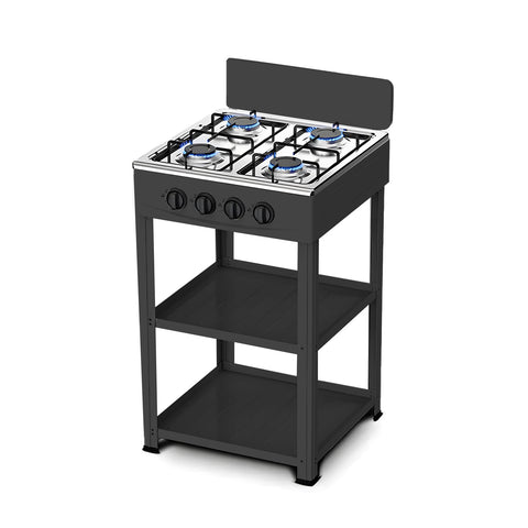 staylux cucina a gas da esterno con supporto e 2 ripiani acciaio potente e pratica ean 8055954980054