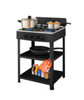 staylux cucina a gas da esterno con supporto e 2 ripiani acciaio potente e pratica ean 8055954980054