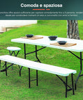immagine-3-garden-friend-panca-da-picnic-rettangolare-pieghevole-183x30x44cm-bianco-ean-8023755050368