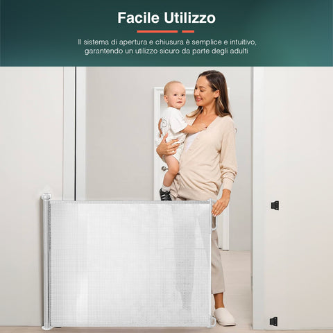 immagine-3-king-collection-cancelletto-di-sicurezza-per-bambini-con-tenda-estensibile-130x8x88cm-bianco-ean-8023755055165