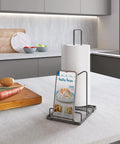 immagine-3-metaltex-porta-rotolo-da-cucina-con-supporto-per-tablet-13x19x32cm-ean-8002523529145