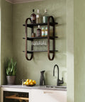 immagine-3-umbra-mensola-da-parete-3-ripiani-in-legno-nero-ean-028295357777