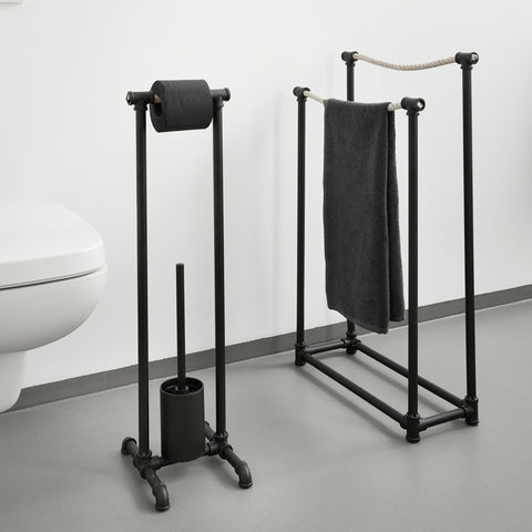 immagine-3-wenko-piantana-porta-asciugamani-osuna-nero-ean-4008838256763