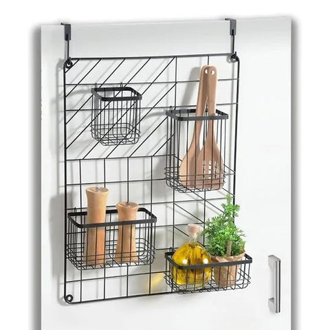 immagine-3-zeller-organizer-da-parete-con-5-cestini-46x12x603-ean-4003368274072