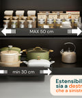 avilia home organizer estensibile per cassetti e dispensa vassoio regolabile multiuso ean 8052879011818