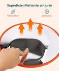 daimann specchio parabolico di sicurezza 60 cm con staffe di fissaggio ean 8056590070406