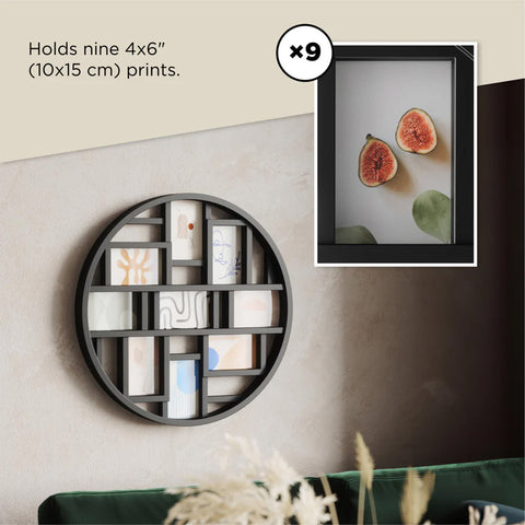 immagine-4-umbra-cornice-rotonda-da-parete-per-9-foto-10x15cm-ean-028295297455