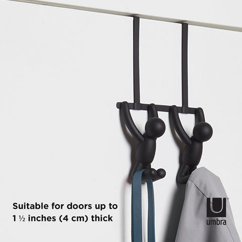 immagine-4-umbra-gancio-doppio-sopraporta-buddy-nero-ean-028295503860