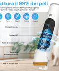 Pet Grooming Set cattura 99% peli - Aspiratore toelettatura con display LED e sistema autospegnimento per cani gatti