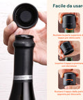 avilia set 3 tappi per bottiglie di vino conservazione sottovuoto facile e sicura ean 8052879010187