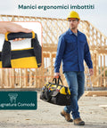 daimann borsa porta attrezzi professionale con base rigida e tessuto oxford ean 8056590070338