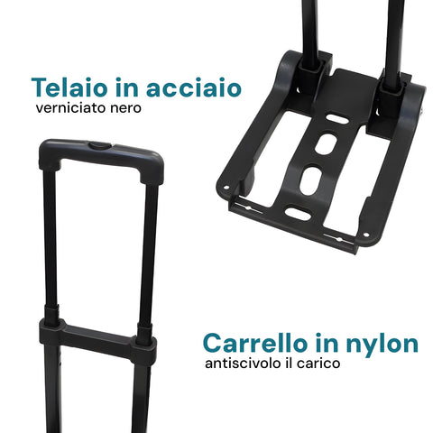 immagine-5-kombo-carrello-pieghevole-con-ruote-in-nylon-e-acciaio-max-30kg-nero-ean-8055384191877