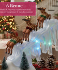 saint joy giostra natalizia con luci led musica e movimento l29xp6xh29cm ean 8053482251882