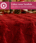 saint joy runner natalizio 33x180 cm con alberi in rilievo rosso o verde ean 8050043128317