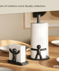 immagine-5-umbra-portarotolo-da-cucina-in-acciaio-nero-ean-028295393553