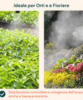 Kit Irrigazione a Nebulizzazione 15 m per Piante, Gazebo e Giardino