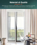 Patagonia Zanzariera Magnetica Bianca 240x140 con Tessuto Resistente e Montaggio Facile Ean 8050030810393