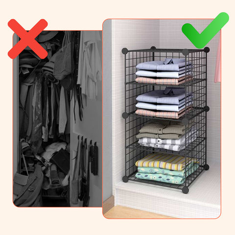 avilia home scaffale modulare a rete 4 ripiani organizer multiuso e resistente ean 8056819052879