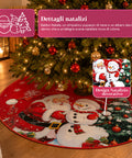 saint joy copri base albero di natale a120 cm in peluche 4 fantasie ean 8050043128331
