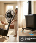 wintem ventilatore nebulizzatore industriale 230w con pale in alluminio 65 cm 3 velocita di oscillazione ean 8056819040241