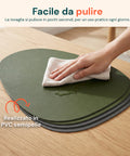 avilia home set 12 pezzi tovagliette americane e sottobicchieri reversibili in similpelle pvc impermeabile e antiscivolo 41x34 cm ean 8052879011221
