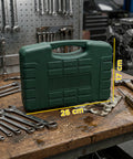daimann set attrezzi da lavoro 130 pezzi in acciaio cromo vanadio con cricchetto inserti e bussole ean 8056590070413