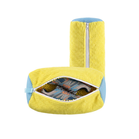 Set van 2 waszakken voor wasmachine en droger van chenille voor schoenen en delicate kleding – 30x20x15 cm