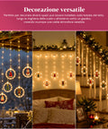 saint joy luci natalizie a batteria 10 pendenti led con decorazioni assortite ean 8050043128232