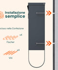 avilia home cassetta postale in acciaio inox con serratura e scomparto giornali ean 8052879011146