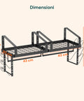 avilia home organizer da parete con 12 ganci per pentole coperchi e utensili set 2 ean 8052879011047