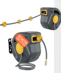 daimann tubo aria compressa 10m avvolgitore automatico con staffa da parete ean 8056590070246