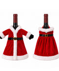saint joy copri bottiglia natale set 2 pezzi cappotto e abito con cintura ean 8050043128423