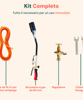 Kit Cannello Alta Portata 54kw con Tubo da 10m e Accensione Automatica