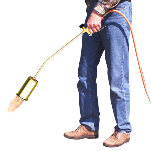 Cannello a Gas 70cm con Bruciatore ø60mm e Leva Rapida per Uso Professionale
