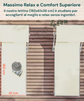 Lettino Da Mare Pieghevole Con Parasole In Alluminio 183x61x38cm Beige