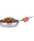 Padella Svasata Alta in Alluminio con Manico in Acciaio Inox 28cm